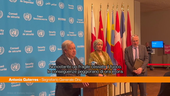 Guterres 'Con il blocco di Hormuz il rischio è una recessione globale'