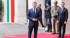 Palazzo Chigi, Meloni riceve il premier ungherese Magyar: Rapporti solidi