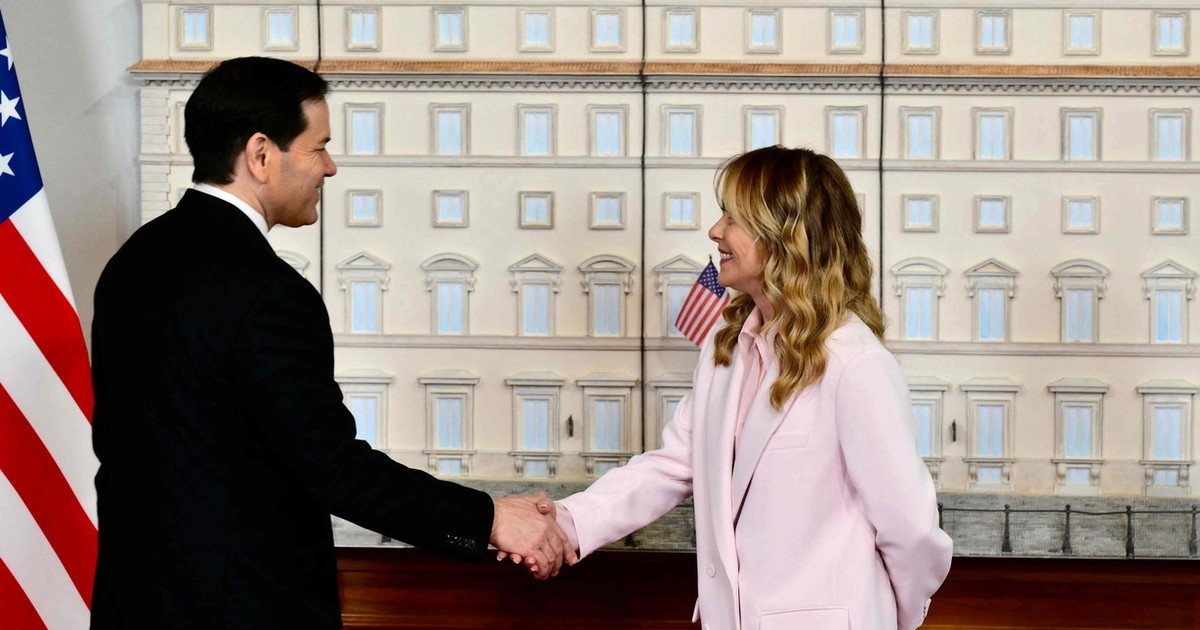 Italia-Usa, Meloni riceve Rubio: il faccia a faccia a Palazzo Chigi