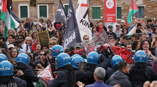 Biennale, corteo propal contro Israele. Salvini: "No a censure e bavagli"