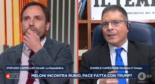 4 di Sera, Capezzone smonta l'ipocrisia della Sinistra :”Trump? Non è il capro espiatorio dei fallimenti europei”