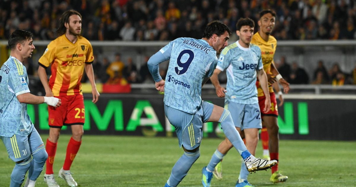 La Juve torna a vincere, a Lecce la decide Vlahovic