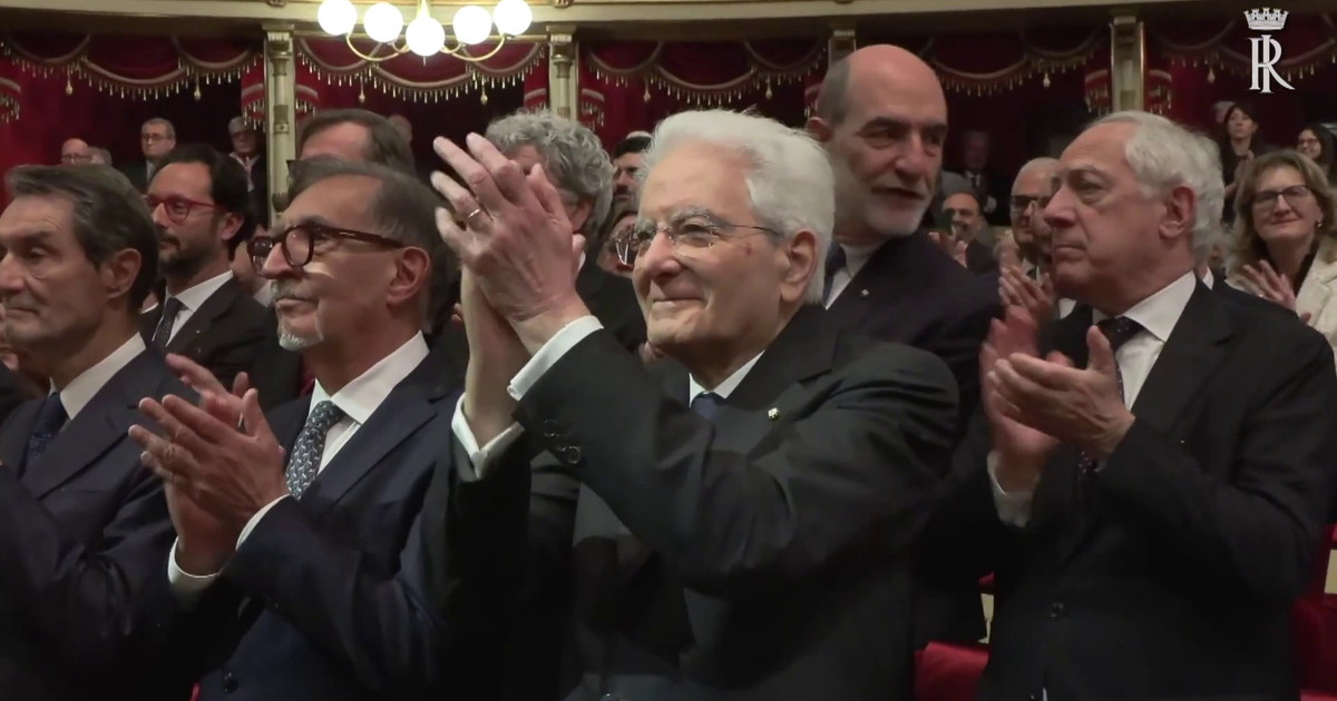 Mattarella alla Scala di Milano per 80^ anniversario della riapertura del teatro