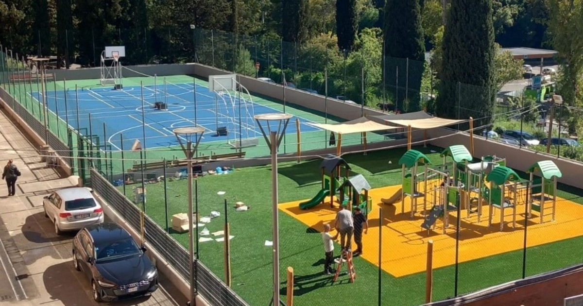 Inaugurati campi sportivi, area ludica e mensa dell'Istituto Comprensivo via Boccea 590
