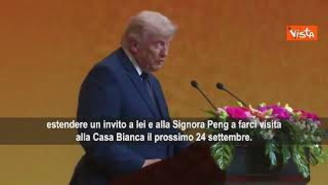 Trump: Invito Xi Jinping e sua moglie Peng Liyuan alla Casa Bianca a settembre