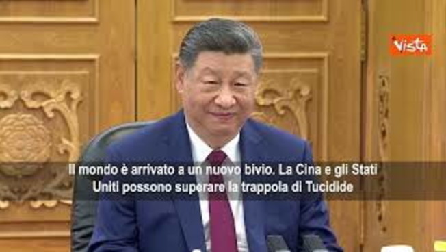 Xi a Trump: Cina e Usa devono evitare la 'trappola di Tucidide' e affrontare le sfide globali