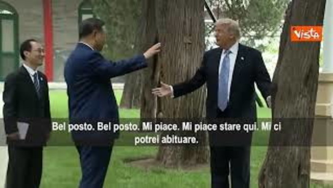 Trump visita i giardini di Zhongnanhai con Xi Jinping: Bel posto mi ci potrei abituare