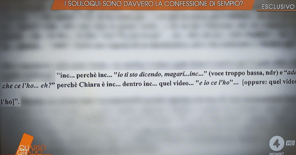 Garlasco, gli audio ripuliti di Sempio ripuliti: Non dice né video né penna