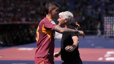 Derby alla Roma: bis di Mancini stende la Lazio e la Champions è più vicina