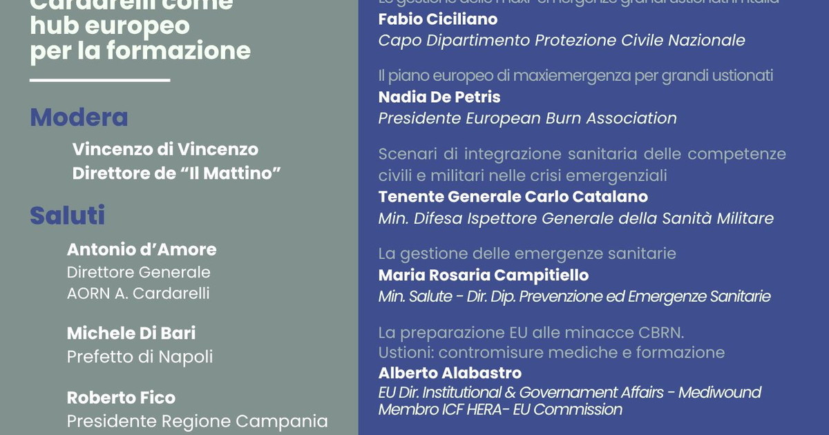 crans montana e maxi emergenze con grandi ustionati mercoled236 al cardarelli di napoli il capo della protezione civile ciciliano ed esperti di sanit224 dall europa e dall italia da Iltempo.it crans montana e maxi emergenze con grandi ustionati mercoled236 al cardarelli di napoli il capo della protezione civile ciciliano ed esperti di sanit224 dall europa e dall italia