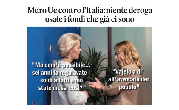 Il Tempo di Osho, la vignetta di oggi: muro Ue sul caro energia (martedì 19 maggio)