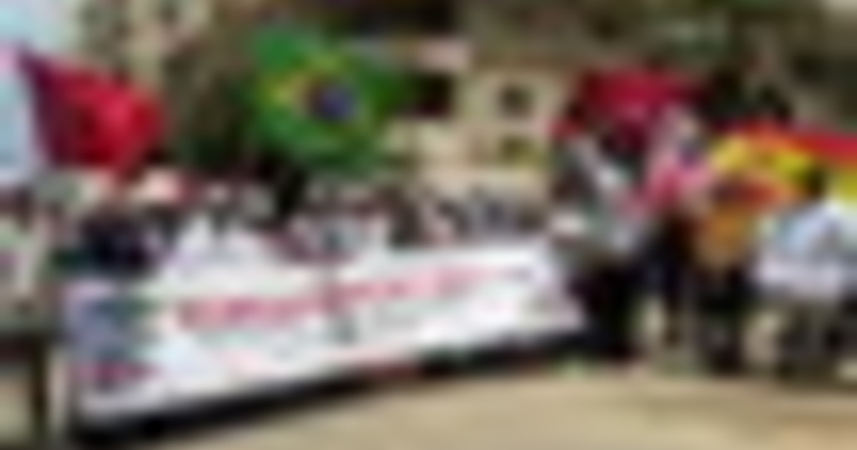 Gaza manifesta per gli attivisti flotilla: "Rendiamo omaggio ad eroi"
