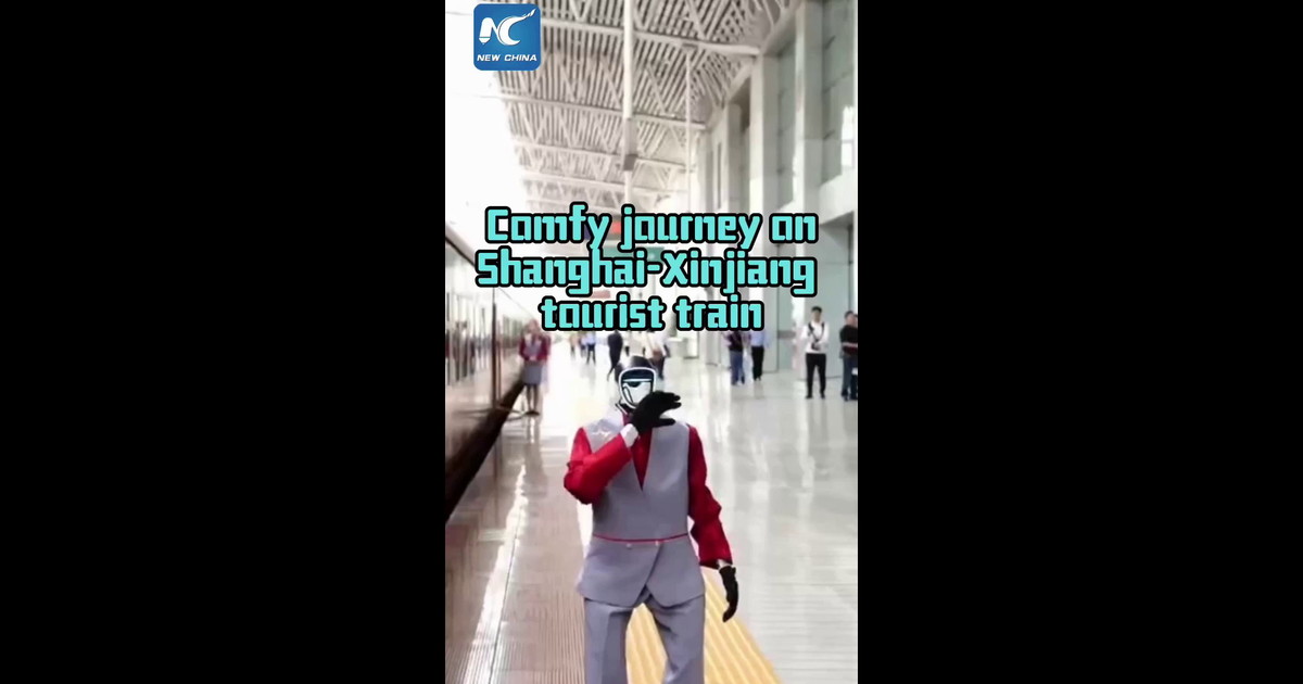 Shanghai-Xinjiang in 18 giorni, in Cina treno turistico offre comodità da hotel