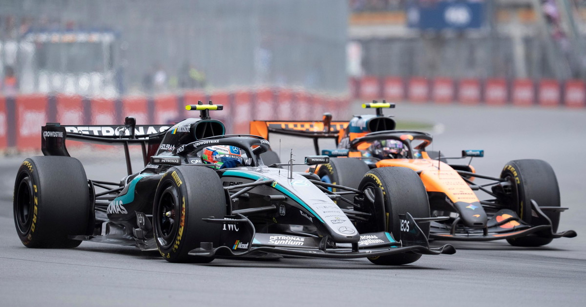 sprint race in canada scintille in mercedes fra russel e kimi e stato scorretto da Iltempo.it sprint race in canada scintille in mercedes fra russel e kimi e stato scorretto