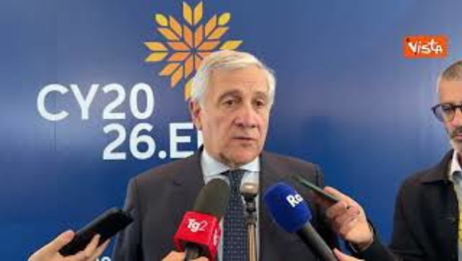 Tajani a vertice ministri Esteri Ue a Cipro: Ho insistito sul sanzionare Ben Gvir, suoi atti indegni