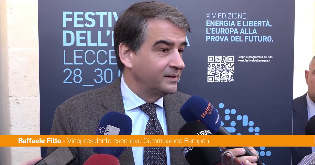 Energia, Fitto "Uso Fondi di coesione volontario, dibattito c'è solo in Italia"