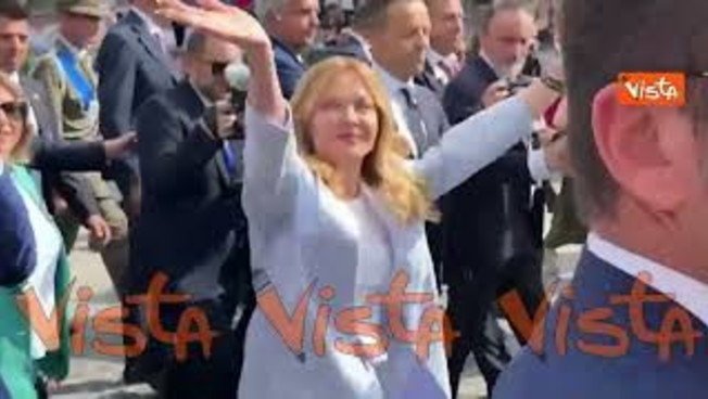 'Ciao Alex', Meloni saluta direttore di Agenzia Vista Alexander Jakhnagiev a termine Parata 2 giugno