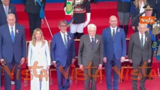 gli onori al presidente della repubblica al termine della parata del 2 giugno ai fori imperiali da Iltempo.it gli onori al presidente della repubblica al termine della parata del 2 giugno ai fori imperiali
