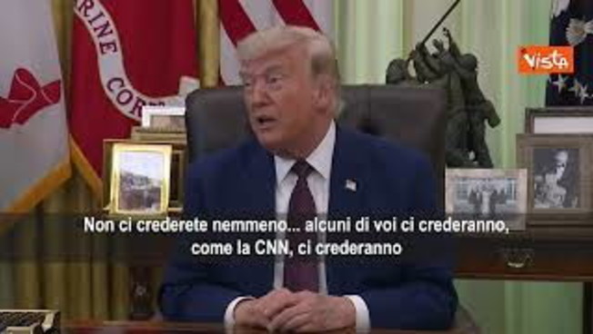 Trump: La Cnn è un'organizzazione corrotta con giornalisti corrotti