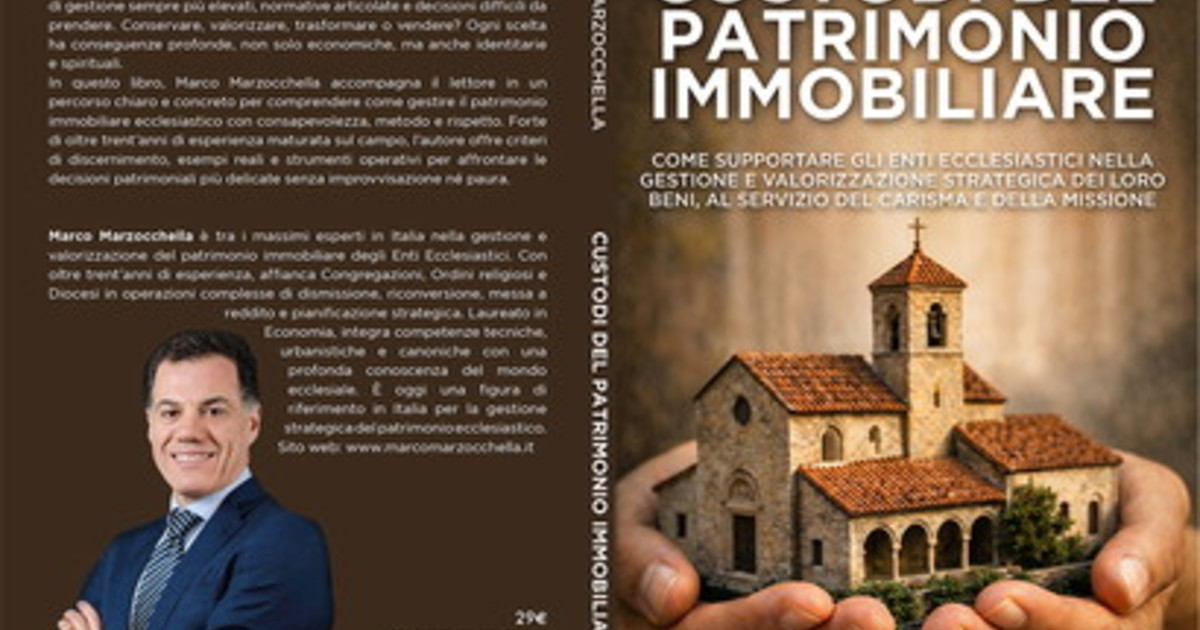 Comunicato Stampa: Marco Marzocchella lancia il Bestseller “Custodi Del Patrimonio Immobiliare”