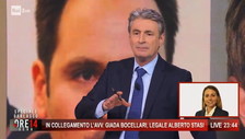 L'avvocata di Stasi chiama in diretta: Ma dove è scritto?, scontro su Garlasco