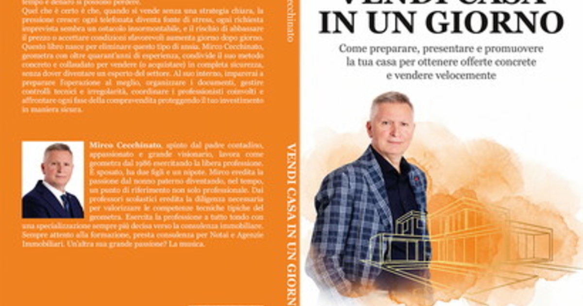 Comunicato Stampa: Mirco Cecchinato lancia il Bestseller “Ve