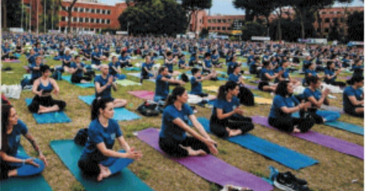 Tutto pronto per lo “Yoga Day Roma” dei record