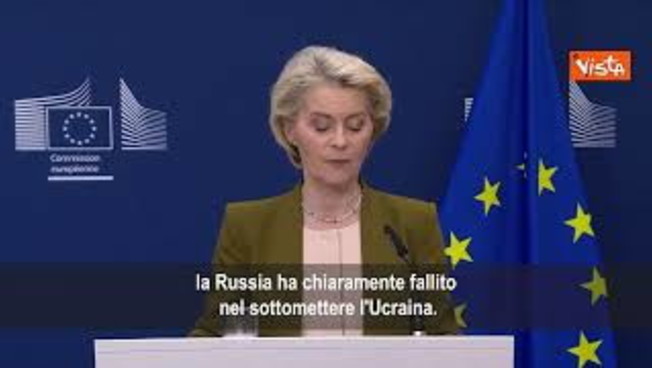 Von Der Leyen su guerra Ucraina: Tentativo russo di sottomet