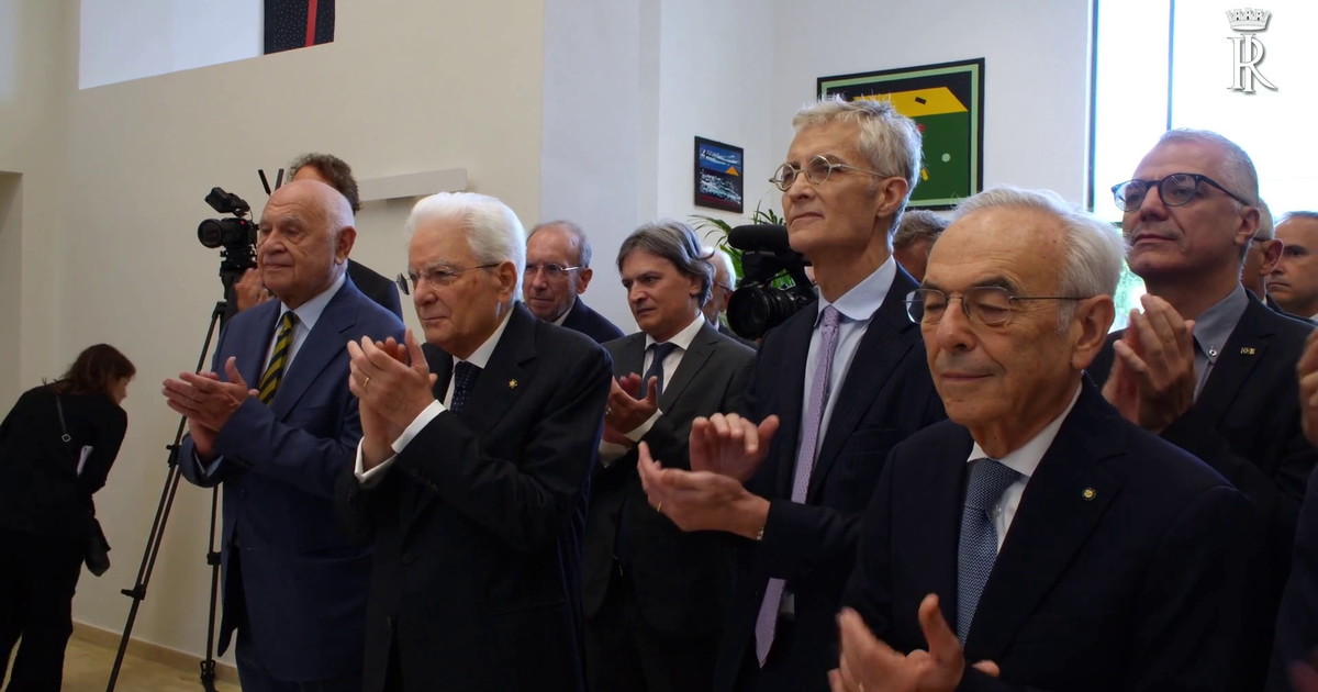 Mattarella alla nuova sede della Corte d'Appello a Roma