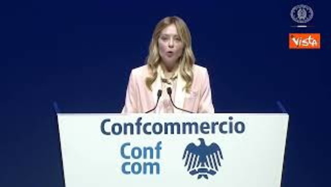 Meloni ad Assemblea Confcommercio: Piattaforme online non so
