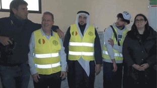 Da Dibba alla Ascari che sfilavano con Hannoun alla sinistra in barca con Flotilla