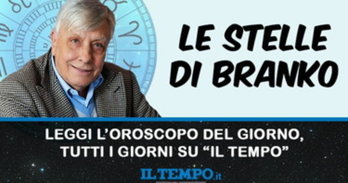 oroscopo le stelle di branko di marted236 16 giugno tutti i segni da Iltempo.it oroscopo le stelle di branko di marted236 16 giugno tutti i segni