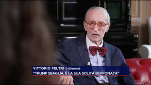 Feltri e il siluro a Trump: “È un buffone completamente matto, ha ragione Meloni”