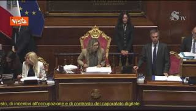 Il Decreto lavoro è legge, Aula del Senato approva la fiducia con 94 sì, 61 no e 2 astenuti
