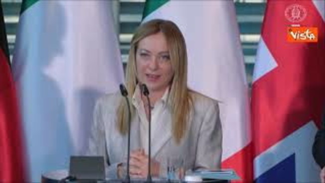 Guerra Ucraina, Meloni: Pace non è possibile se non continuiamo a sostenere Kiev