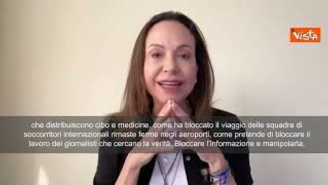 La leader dell'opposizione Machado dall'esilio: È arrivato il momento che io torni in Venezuela