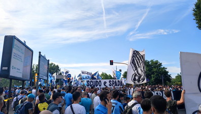 Lazio, il corteo e la protesta dei tifosi contro Lotito: Libertà