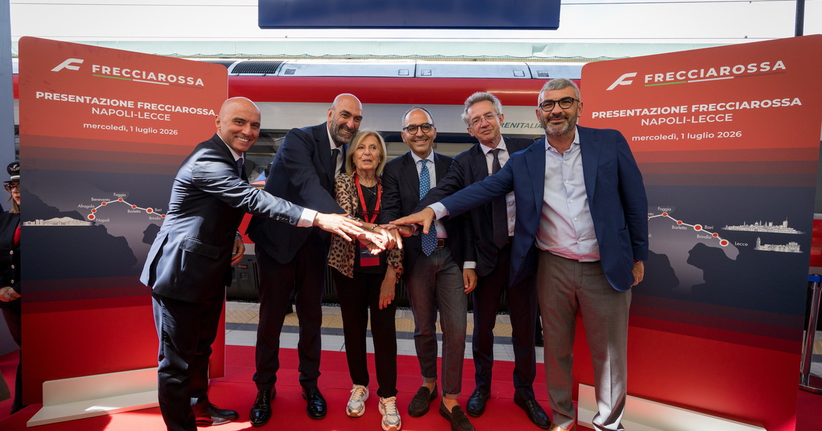 svolta sull alta velocit224 al sud al via il frecciarossa lecce bari napoli da Iltempo.it svolta sull alta velocit224 al sud al via il frecciarossa lecce bari napoli