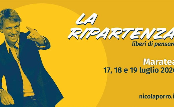“LaRipartenza, liberi di pensare”, dal 17 al 19 luglio a Maratea l'11^ edizione