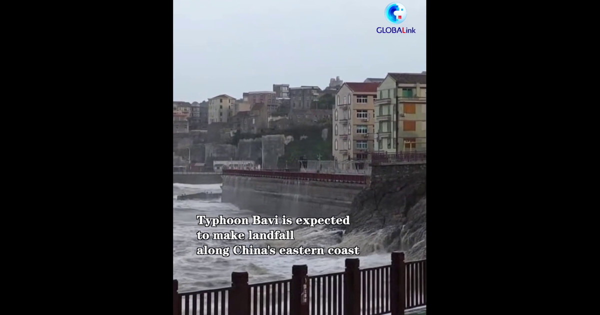 Cina, costa orientale si prepara all'arrivo del tifone Bavi