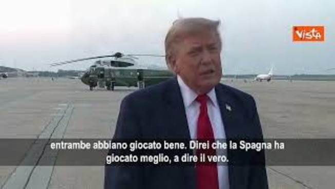 Donald Trump commenta il coinvolgimento della Spagna nelle operazioni