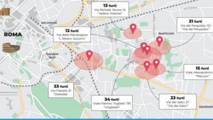 Scuole in mano ai ladri, oltre 150 furti nonostante l'allarme. La mappa