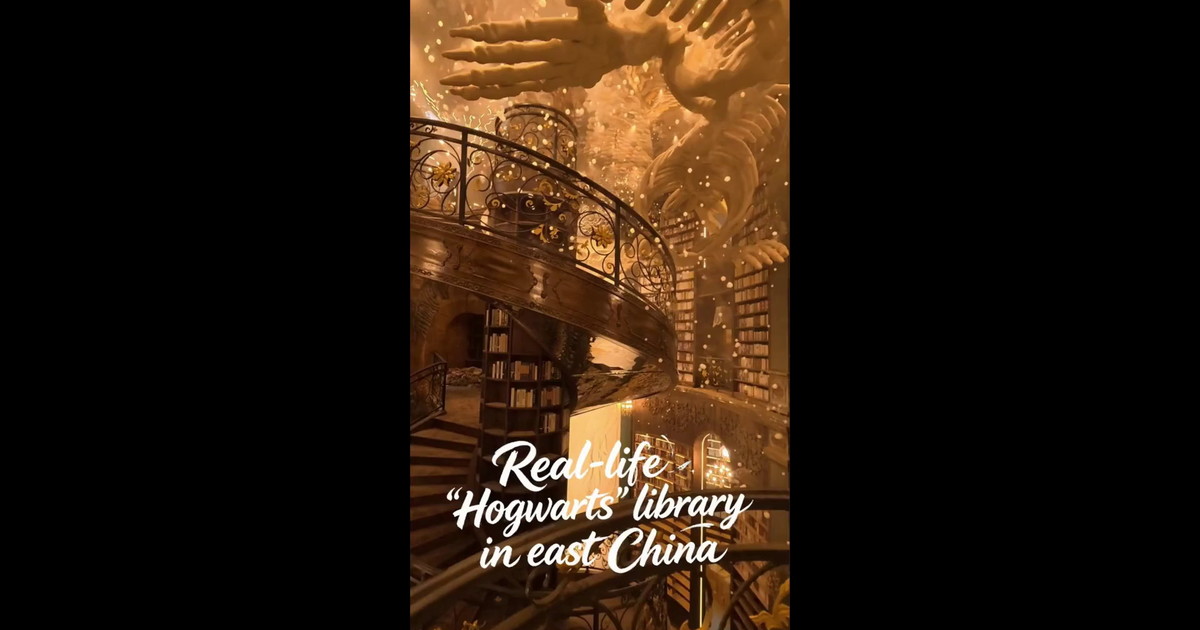 Cina, una biblioteca da mondo fantasy diventa virale