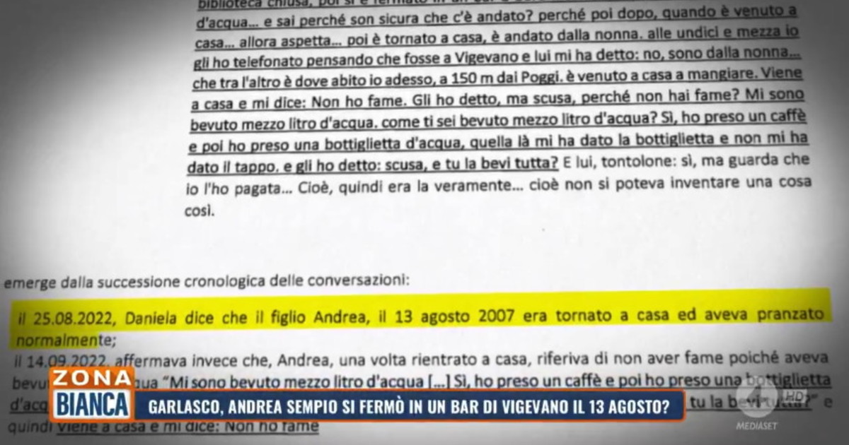 Garlasco, nuovi dubbi. Lo scontrino, il bar e l'alibi di Sempio: cosa non torna