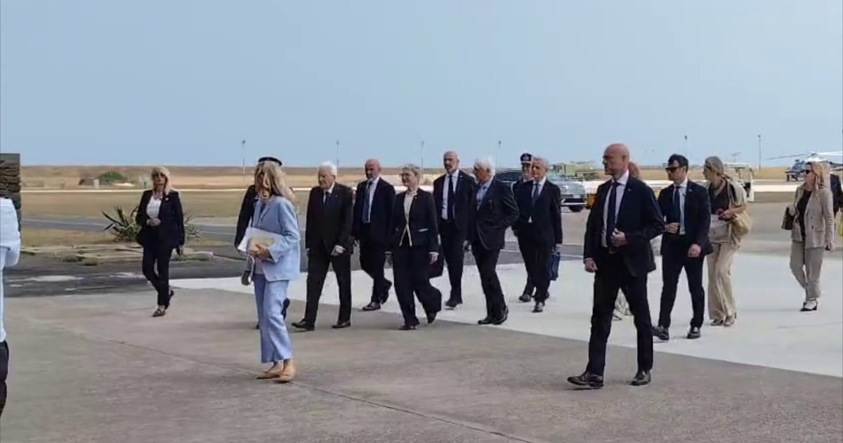 L'arrivo di Mattarella a Pantelleria per il decennale del Parco Nazionale