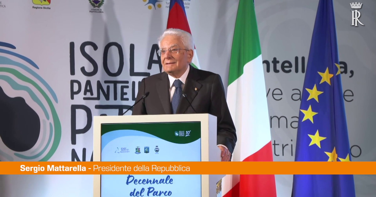 Mattarella a Pantelleria "Qui per esprimere affetto degli italiani per l'isola"
