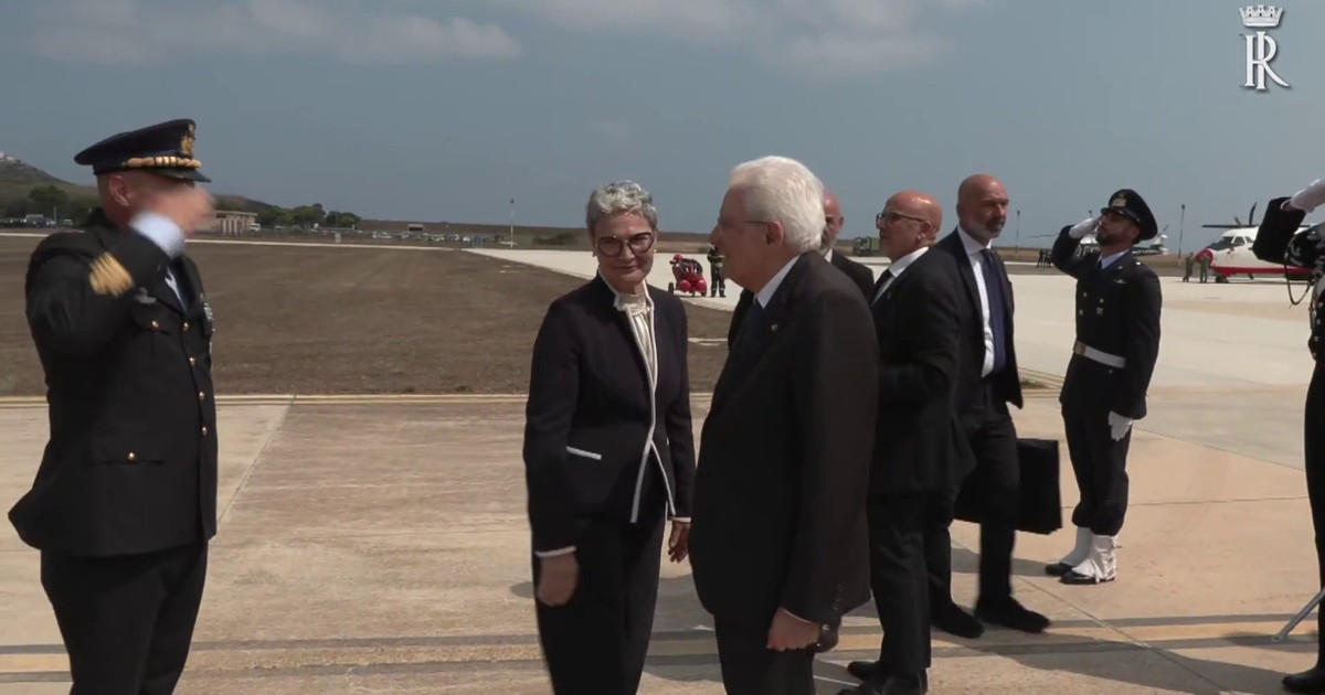 Mattarella alla cerimonia per il decennale del Parco di Pantelleria