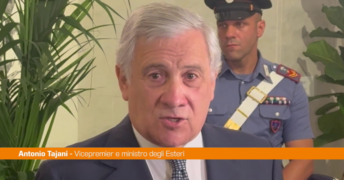 Tajani "No a riconoscimento demagogico o fittizio dello Stato Palestinese"