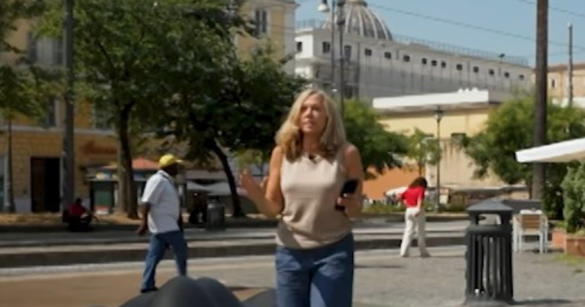Piazze romane come forni. Se ne accorge anche la tv americana