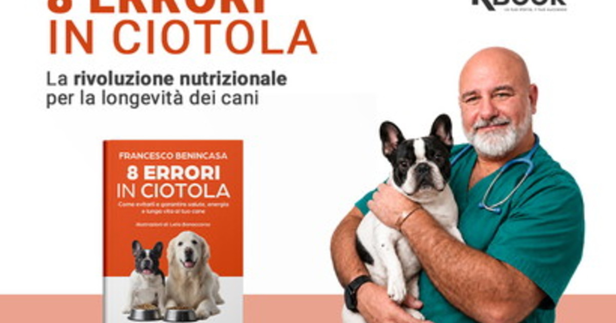 Comunicato Stampa: Salute: “8 Errori in Ciotola”, la rivoluzione nutrizionale per la longevità dei cani